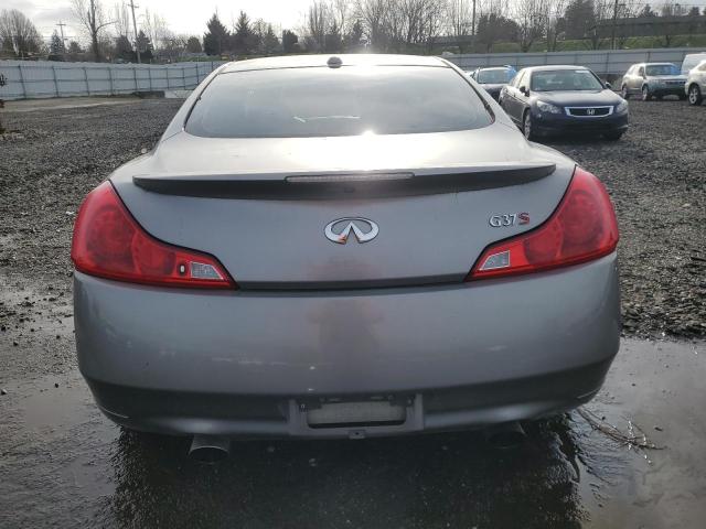 JNKCV64E98M115996 - 2008 INFINITI G37 BASE GRAY photo 6