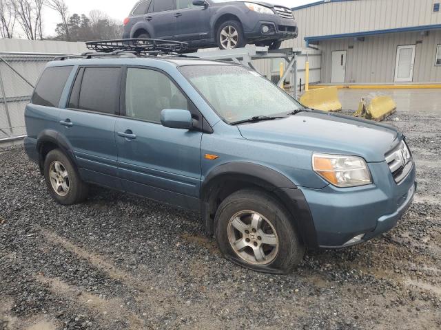 5FNYF18577B023763 - 2007 HONDA PILOT EXL TEAL photo 4