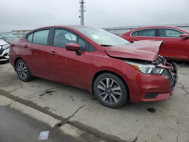 3N1CN8EV9LL810190 - 2020 NISSAN VERSA SV RED photo 4