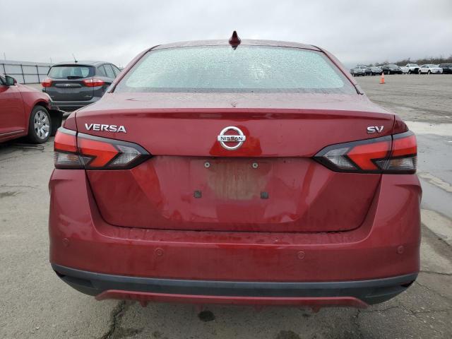 3N1CN8EV9LL810190 - 2020 NISSAN VERSA SV RED photo 6