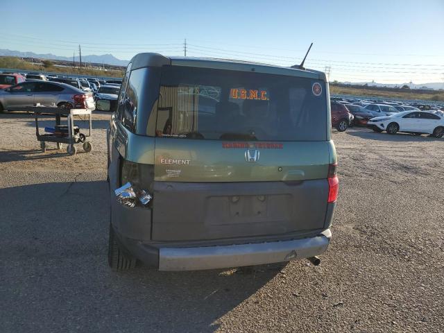 5J6YH28645L013852 - 2005 HONDA ELEMENT EX GREEN photo 6