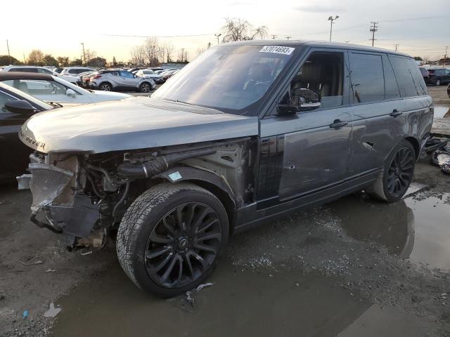 SALGS2FV6HA379267 - 2017 LAND ROVER RANGE ROVE HSE GRAY photo 1