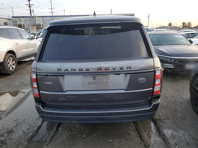 SALGS2FV6HA379267 - 2017 LAND ROVER RANGE ROVE HSE GRAY photo 6