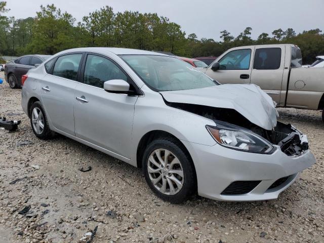 3N1AB7AP0KY452318 - 2019 NISSAN SENTRA S SILVER photo 4