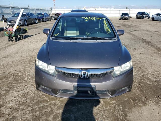 19XFA16989E028801 - 2009 HONDA CIVIC EXL GRAY photo 5