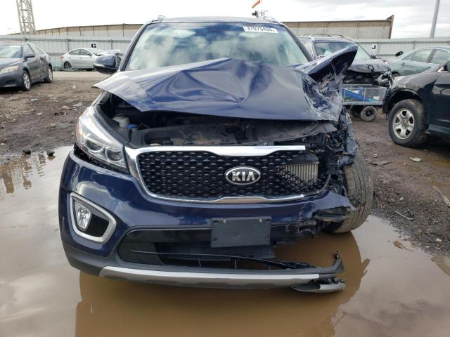 5XYPH4A1XGG156217 - 2016 KIA SORENTO EX BLUE photo 5