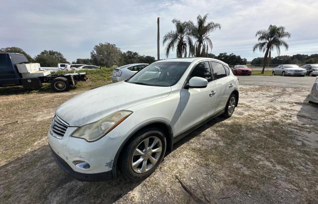 JNKAJ09E18M300455 - 2008 INFINITI EX35 BASE WHITE photo 2