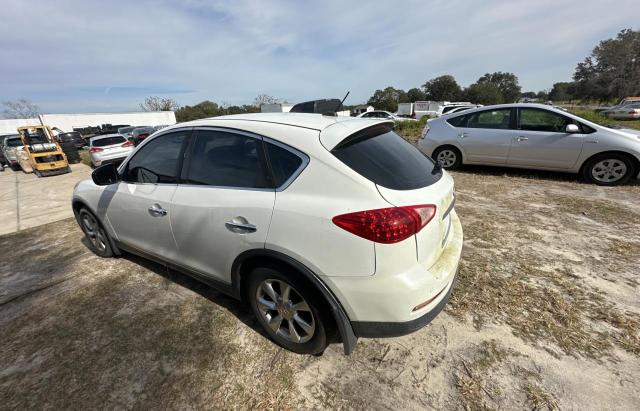 JNKAJ09E18M300455 - 2008 INFINITI EX35 BASE WHITE photo 3