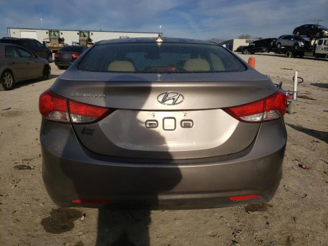 5NPDH4AE8DH367071 - 2013 HYUNDAI ELANTRA GLS TAN photo 6