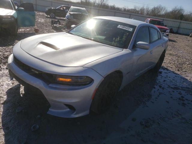 2C3CDXGJ7JH290778 - 2018 DODGE CHARGER R/T 392 SILVER photo 2