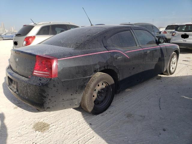 2B3KA43R08H101846 - 2008 DODGE CHARGER BLACK photo 3