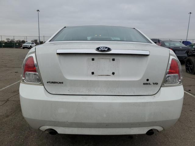 3FAHP08107R107609 - 2007 FORD FUSION SEL WHITE photo 6