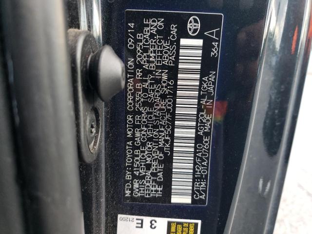 JTKJF5C77FJ001716 - 2015 TOYOTA SCION TC 石墨色 照片 12