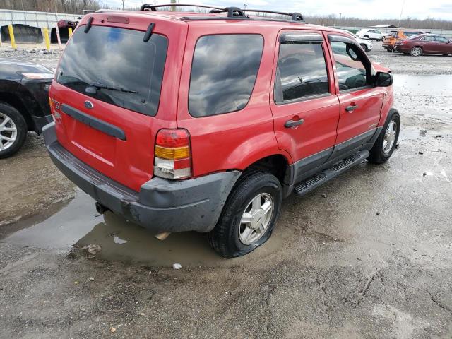1FMYU01111KC23194 - 2001 FORD ESCAPE XLS RED photo 3