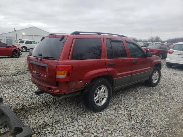 1J4GW48S22C165554 - 2002 JEEP GRAND CHER LAREDO RED photo 3