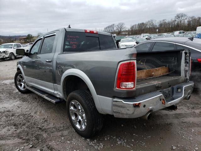 1C6RR6NT3DS529981 - 2013 RAM 1500 LARAMIE GRAY photo 2