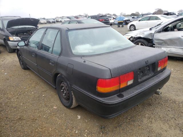 1HGCB7650NA213794 - 1992 HONDA ACCORD LX BLACK photo 2