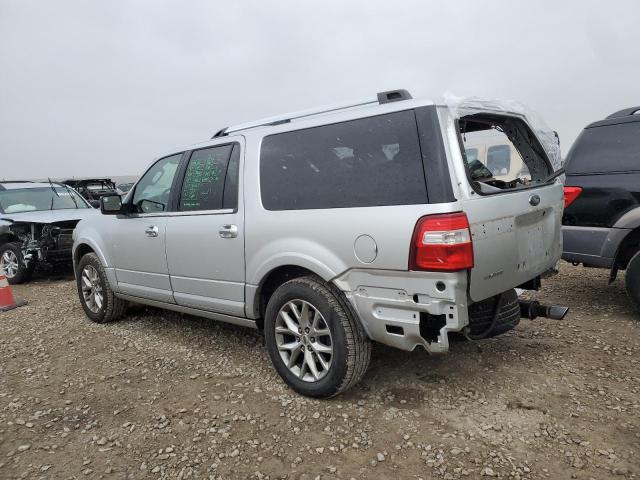 1FMJK2AT5HEA24436 - 2017 FORD EXPEDITION EL LIMITED SILVER photo 2