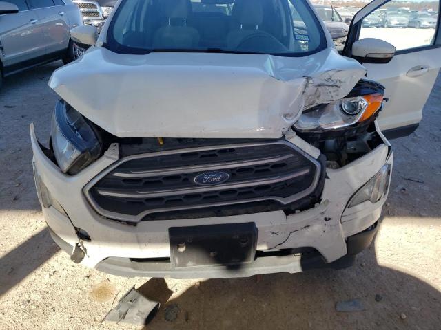 MAJ3P1TE0JC236532 - 2018 FORD ECOSPORT SE WHITE photo 11