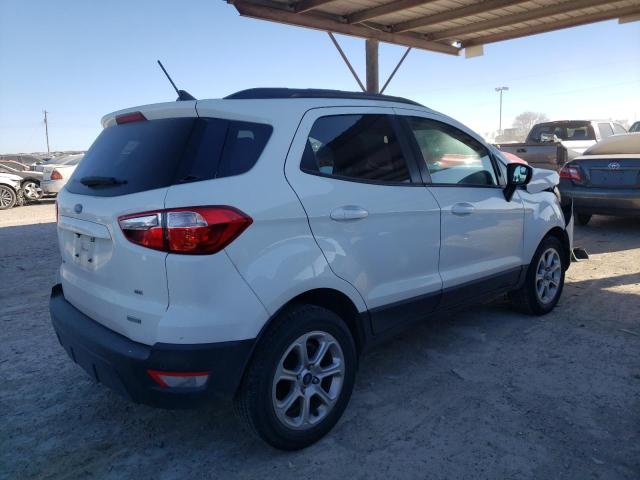 MAJ3P1TE0JC236532 - 2018 FORD ECOSPORT SE WHITE photo 3