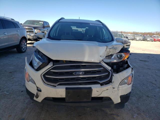 MAJ3P1TE0JC236532 - 2018 FORD ECOSPORT SE WHITE photo 5