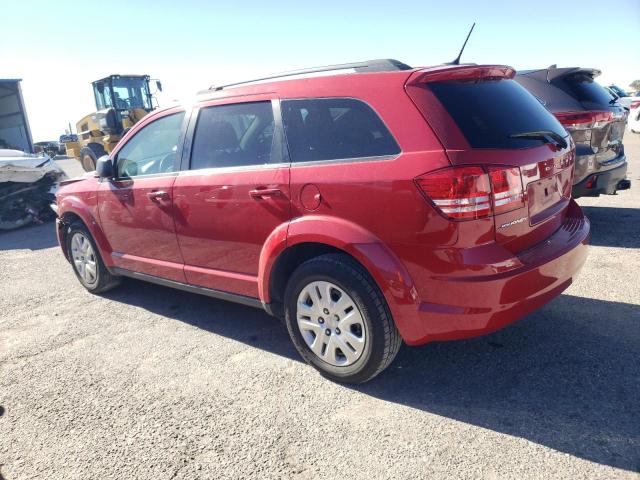 3C4PDCAB6HT507181 - 2017 DODGE JOURNEY SE RED photo 2