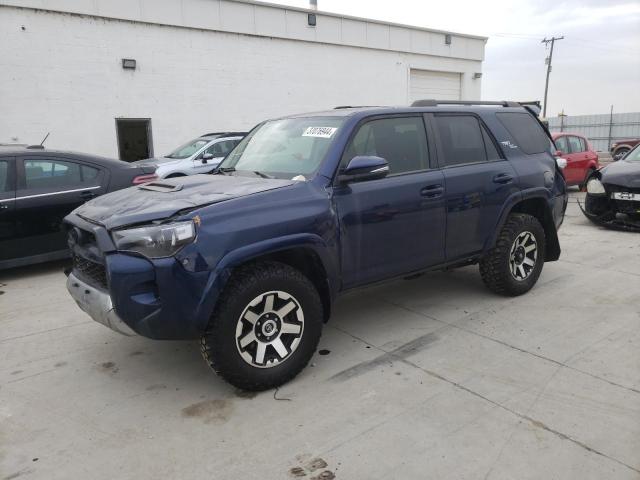 JTEBU5JR2K5630580 - 2019 TOYOTA 4RUNNER SR5 BLUE photo 1