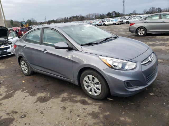 KMHCT4AEXHU297249 - 2017 HYUNDAI ACCENT SE GRAY photo 4