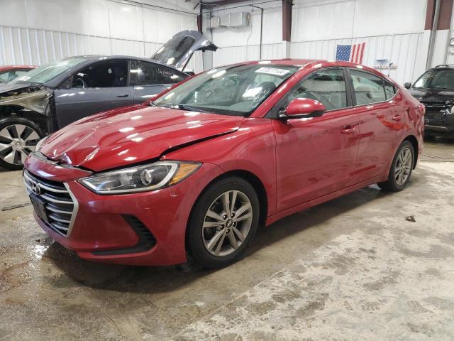 KMHD84LF8HU142257 - 2017 HYUNDAI ELANTRA SE RED photo 1