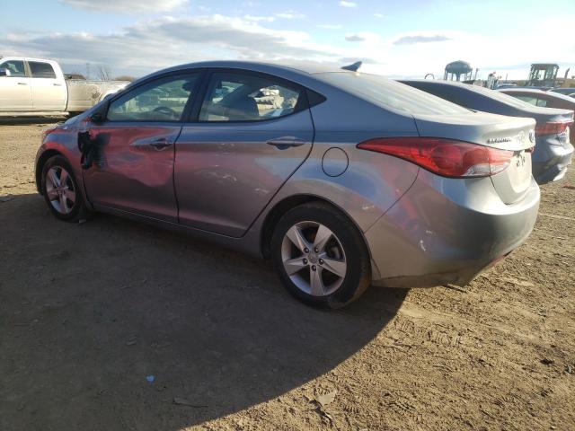 KMHDH4AE8DU939712 - 2013 HYUNDAI ELANTRA GLS GRAY photo 2