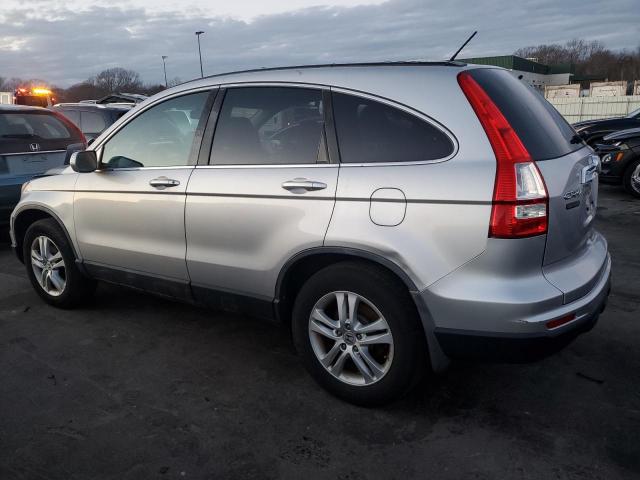 5J6RE4H76AL025223 - 2010 HONDA CR-V EXL SILVER photo 2