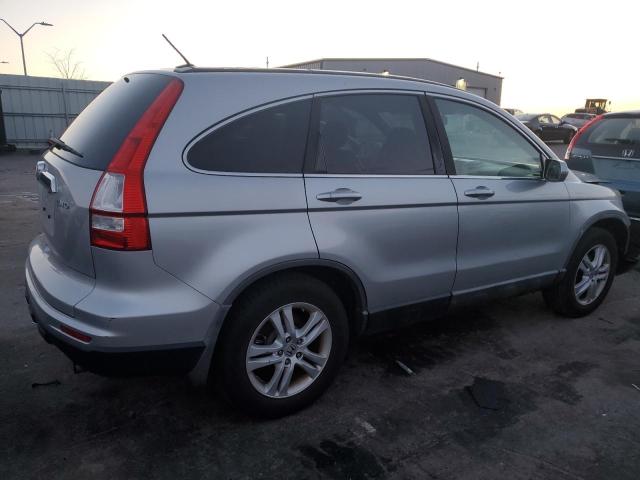 5J6RE4H76AL025223 - 2010 HONDA CR-V EXL SILVER photo 3