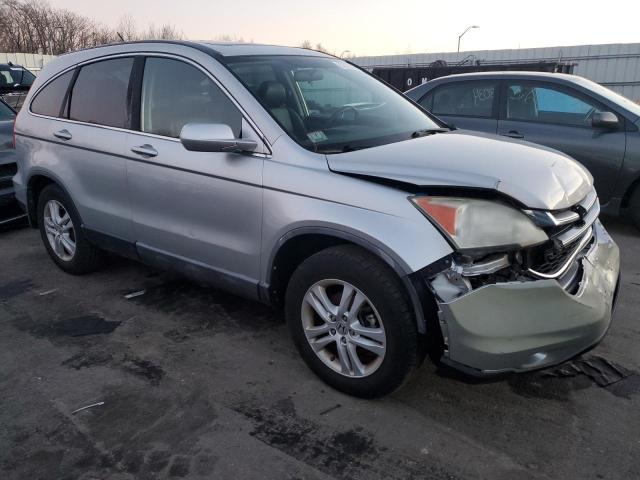 5J6RE4H76AL025223 - 2010 HONDA CR-V EXL SILVER photo 4