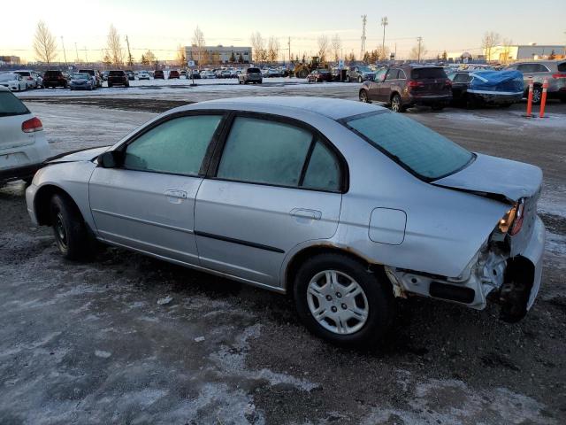 2HGES16452H936857 - 2002 HONDA CIVIC DX SILVER photo 2