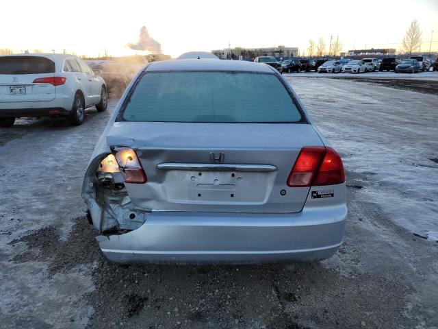 2HGES16452H936857 - 2002 HONDA CIVIC DX SILVER photo 6