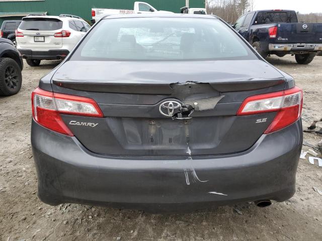 4T1BF1FK3CU013761 - 2012 TOYOTA CAMRY BASE GRAY photo 6