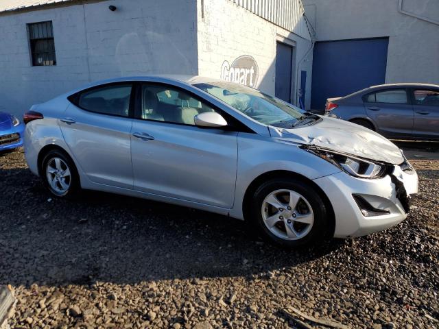 KMHDH4AE6EU039022 - 2014 HYUNDAI ELANTRA SE SILVER photo 4