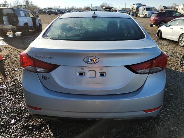 KMHDH4AE6EU039022 - 2014 HYUNDAI ELANTRA SE SILVER photo 6