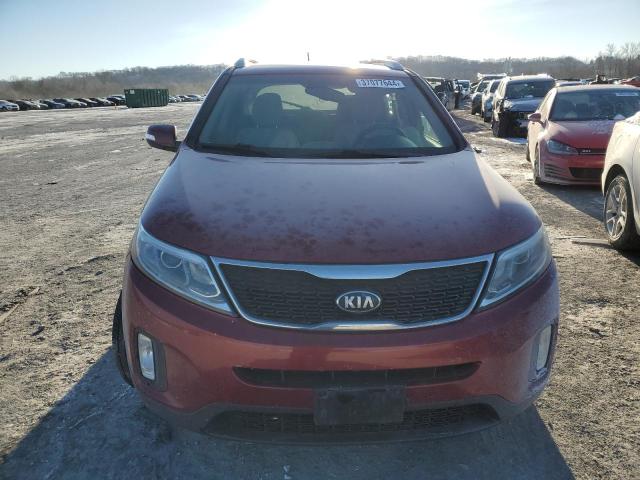 5XYKT4A69EG529443 - 2014 KIA SORENTO LX RED photo 5