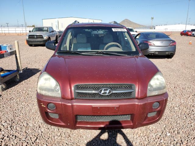 KM8JM12B58U711237 - 2008 HYUNDAI TUCSON GLS MAROON photo 5