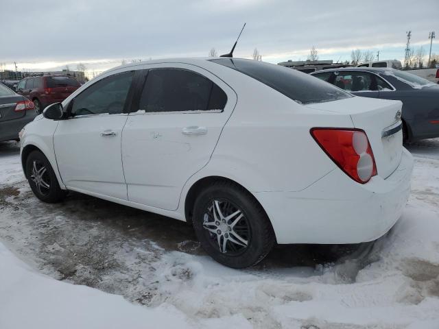 1G1JC5EH3E4119581 - 2014 CHEVROLET SONIC LT WHITE photo 2