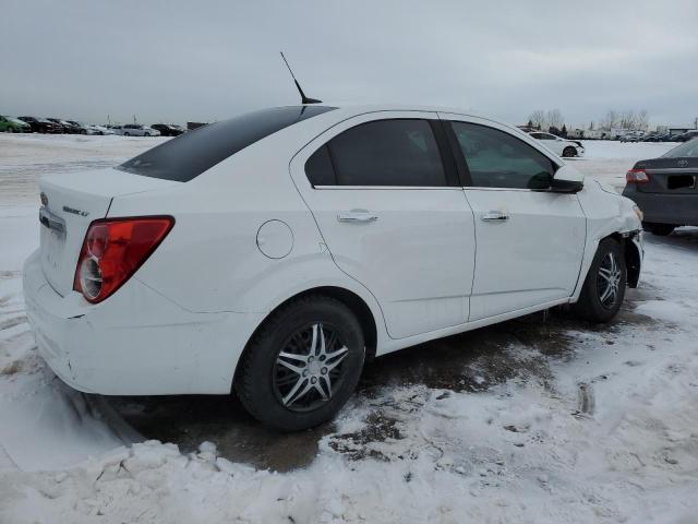 1G1JC5EH3E4119581 - 2014 CHEVROLET SONIC LT WHITE photo 3