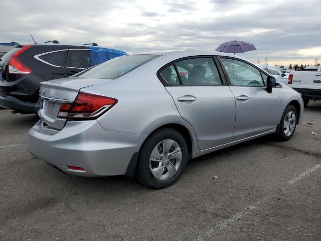 19XFB2F50DE235238 - 2013 HONDA CIVIC LX SILVER photo 3