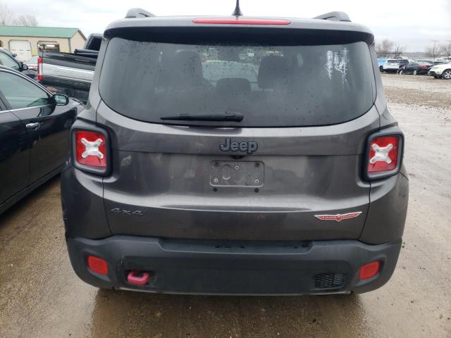 ZACCJBCB5HPG55165 - 2017 JEEP RENEGADE TRAILHAWK GRAY photo 6