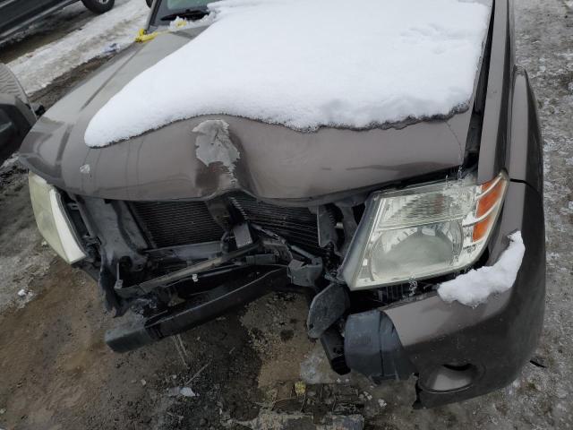 5N1AR18U48C606446 - 2008 NISSAN PATHFINDER S BROWN photo 12