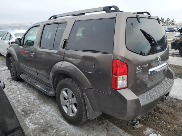 5N1AR18U48C606446 - 2008 NISSAN PATHFINDER S BROWN photo 2