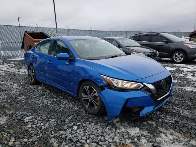 3N1AB8CV9LY275741 - 2020 NISSAN SENTRA SV BLUE photo 9