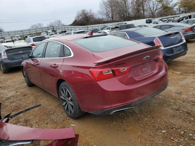1G1ZG5ST6LF103876 - 2020 CHEVROLET MALIBU RS BURGUNDY photo 2