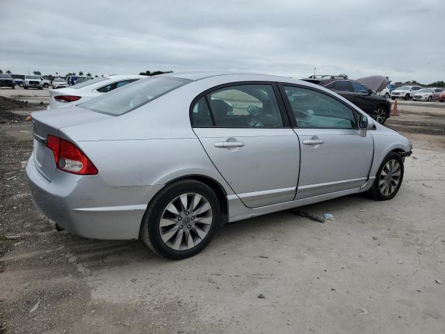 2HGFA16899H536059 - 2009 HONDA CIVIC EX SILVER photo 3