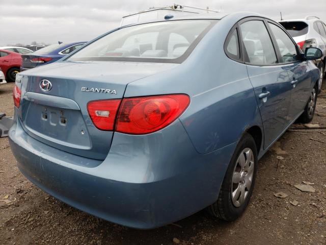 KMHDU46D67U151902 - 2007 HYUNDAI ELANTRA GLS BLUE photo 3